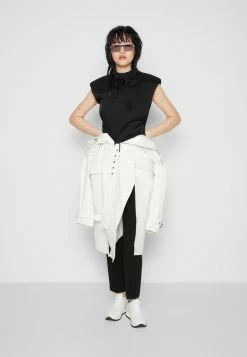 Han Kjøbenhavn DRAPE SHORT SLEEVE - Print T-shirt - Black -Han Kjøbenhavn Shop 032d1ff62c1f402887f6991aaae64c45