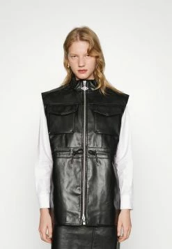Han Kjøbenhavn DESK VEST - Waistcoat - Black