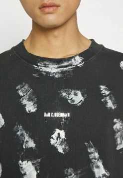 Han Kjøbenhavn LOGO BOXY TEE SHORT SLEEVE PAINT - Print T-shirt - Faded Black -Han Kjøbenhavn Shop 03fc2aabea214b3c9183be5ed536a870