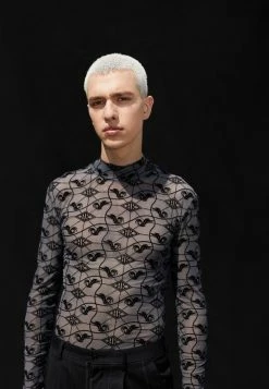 Han Kjøbenhavn MONOGRAM TURTLENECK - Long Sleeved Top - Sand -Han Kjøbenhavn Shop 05c137bf262441159857a11c571e6b6b