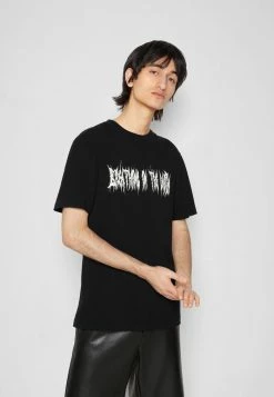 Han Kjøbenhavn ARTWORK TEE SHORT SLEEVE - Print T-shirt - Faded Black