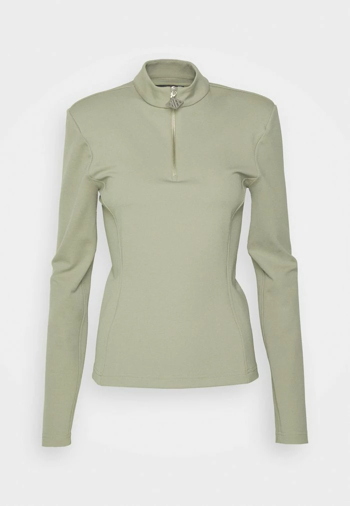 SHARP HALF ZIP - Long sleeved top - sand Han Kjøbenhavn SHARP HALF ZIP - Long Sleeved Top - Sand -Han Kjøbenhavn Shop 08d6c5aedf2e44f8af1bc63edf35ef7b