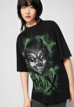 Han Kjøbenhavn BOYFRIEND TEE SHORT SLEEVE - Print T-shirt - Faded Black Alien -Han Kjøbenhavn Shop 0b817ae9e7f2483482d0fcf2b734ce7e