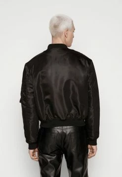 Han Kjøbenhavn JACKET CROPPED - Bomber Jacket - Black -Han Kjøbenhavn Shop 0c8b3fe412c2442bb20d982eb6b84d3d