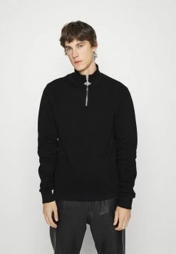 Han Kjøbenhavn HALF ZIP - Sweatshirt - Faded Black