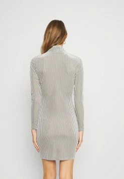 Han Kjøbenhavn HALF ZIP DRESS - Shift Dress - Silver -Han Kjøbenhavn Shop 137d9a460e22401aaaa7e8fc5cf1d3b2