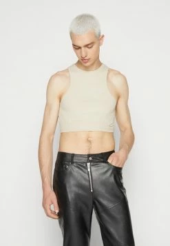 Han Kjøbenhavn CROPPED RACER UNISEX - Top - Sand -Han Kjøbenhavn Shop 155f9b01f3594c859e2e3d3a8b47e176
