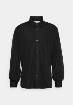 Han Kjøbenhavn GATHER CUFF SHIRT - Shirt - Black -Han Kjøbenhavn Shop 168214b658814712bc094871ce4987f5