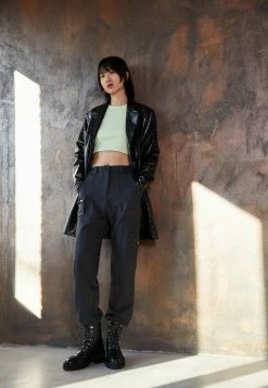 Han Kjøbenhavn PANTS - Cargo Trousers - Dark Grey