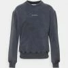 Han Kjøbenhavn DISTRESSED CREW LOGO - Sweatshirt - Dark Grey -Han Kjøbenhavn Shop 17d017a1f96f4226b1fb0b9257ef96a5