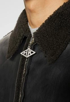 Han Kjøbenhavn BOXED JACKET - Faux Leather Jacket - Black -Han Kjøbenhavn Shop 1c942b4447ed4758a775f3a8dd137e1a