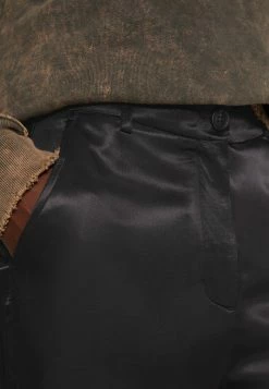 Han Kjøbenhavn HIGH RISE SUIT PANTS - Trousers - Black -Han Kjøbenhavn Shop 1de63d65c009436fa7e4648337028d27