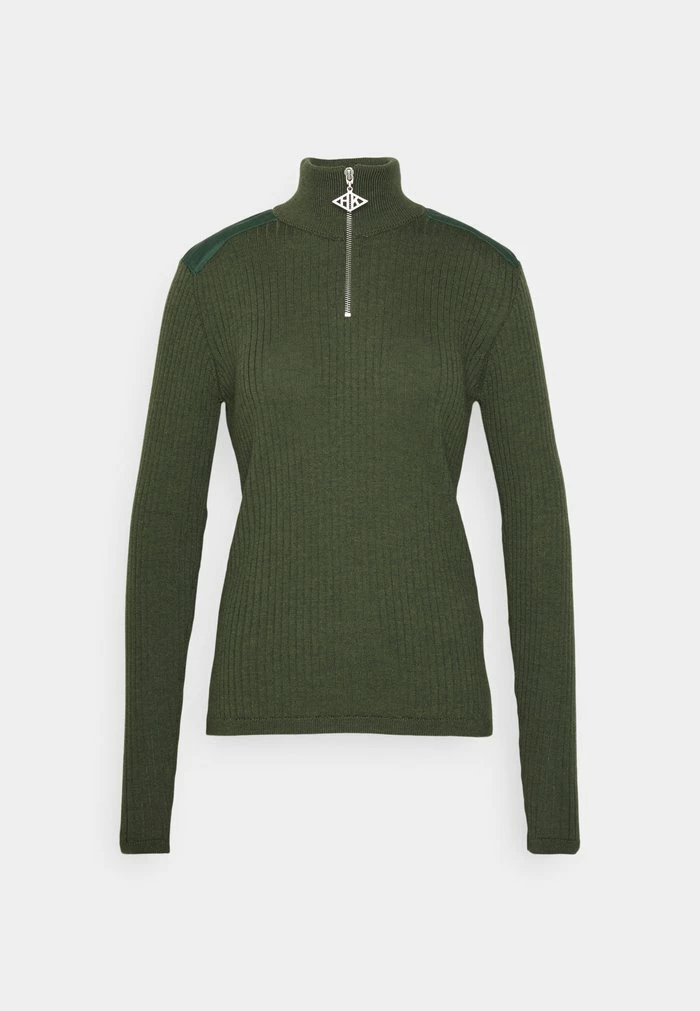 HALF ZIP - Jumper - green Han Kjøbenhavn HALF ZIP - Jumper - Green -Han Kjøbenhavn Shop 1ed0fc4268f04ac48d810f947f5135cb