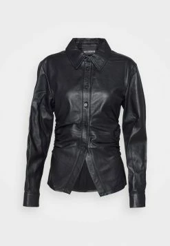 Han Kjøbenhavn FITTED - Button-down Blouse - Black -Han Kjøbenhavn Shop 1fee0bf3614f4dac94f3bc74375db4f7