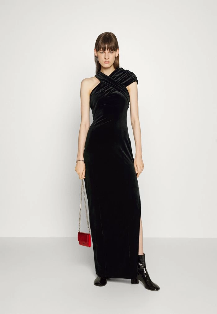 LONG DRAPE DRESS - Occasion wear - black Han Kjøbenhavn LONG DRAPE DRESS - Occasion Wear - Black -Han Kjøbenhavn Shop 2254994ac6834b6cac7d4769bdb0a0df