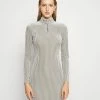 Han Kjøbenhavn HALF ZIP DRESS - Shift Dress - Silver -Han Kjøbenhavn Shop 2e69af8852e44662aa97bf47e4e2b194