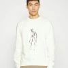 Han Kjøbenhavn ARTWORK CREW - Sweatshirt - Off White -Han Kjøbenhavn Shop 2fad851a77d94c899e3508066a91cd2d