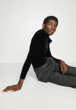 Han Kjøbenhavn HALF ZIP SHARP LONG SLEEVE - Sweatshirt - Black -Han Kjøbenhavn Shop 30c47b5479d64d7f86494877bf305514