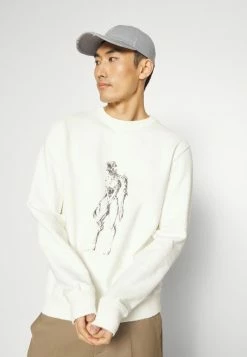 Han Kjøbenhavn ARTWORK CREW - Sweatshirt - Off White -Han Kjøbenhavn Shop 366ee00152f24cc69c3f1efda3cb6925