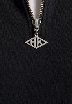 Han Kjøbenhavn HALF ZIP - Sweatshirt - Faded Black -Han Kjøbenhavn Shop 38b58897ff564c749c54b747bf3044ac