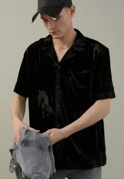 Han Kjøbenhavn SUMMER SHIRT SHORT SLEEVE - Shirt - Black Burnout -Han Kjøbenhavn Shop 3b1ae858e15542a497f07c95a2e2a020