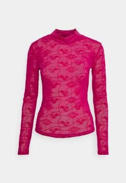 Han Kjøbenhavn MONOGRAM TURTLENECK - Long Sleeved Top - Magenta -Han Kjøbenhavn Shop 3c2f1b645a3b4bc3afa9d9a8b9ec61b1