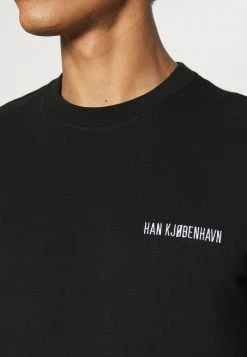 Han Kjøbenhavn CASUAL TEE LONG SLEEVE - Long Sleeved Top - Black -Han Kjøbenhavn Shop 426760ae99424a73b2ccfbd22d94551e
