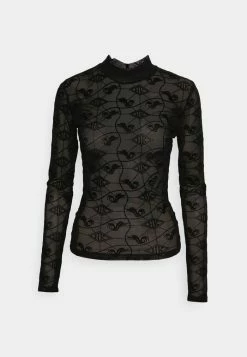 Han Kjøbenhavn MONOGRAM TURTLENECK - Long Sleeved Top - Black -Han Kjøbenhavn Shop 430dafd0e7d54b53887bd1d45def4acc