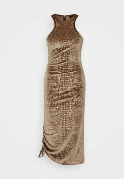 Han Kjøbenhavn RUCHE DRESS - Cocktail Dress / Party Dress - Light Brown -Han Kjøbenhavn Shop 48cd279f95ae4f0886386e189c8d3dcb