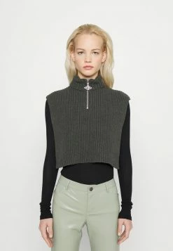 Han Kjøbenhavn HALF ZIP NECK - Jumper - Green