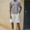 Han Kjøbenhavn SHORT SLEEVE - Polo Shirt - Steel Grey