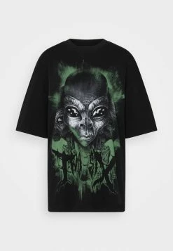 Han Kjøbenhavn BOYFRIEND TEE SHORT SLEEVE - Print T-shirt - Faded Black Alien -Han Kjøbenhavn Shop 53e99f6d586c46518802298ece3e8b19