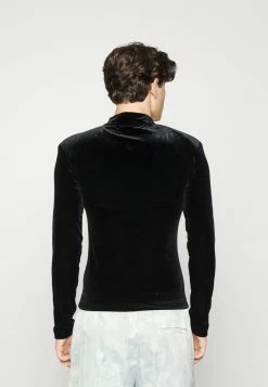 Han Kjøbenhavn HALF ZIP SHARP LONG SLEEVE - Long Sleeved Top - Black -Han Kjøbenhavn Shop 5bc273a9cedb4128a007a1d588fa8b00