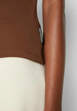 Han Kjøbenhavn DRAPE - Top - Brown -Han Kjøbenhavn Shop 5c37c5d25c6b46d4bb6a16cf176093f0