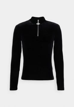 Han Kjøbenhavn HALF ZIP SHARP LONG SLEEVE - Sweatshirt - Black -Han Kjøbenhavn Shop 617fd63835ba4d999ff8ef27d6d135dd