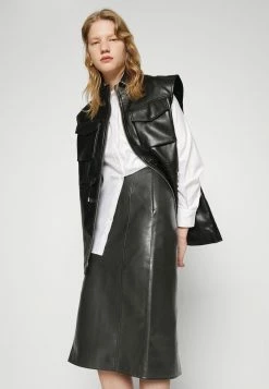 Han Kjøbenhavn LONG ZIP SKIRT - Maxi Skirt - Black -Han Kjøbenhavn Shop 6230232268d8427e9b79cc099c1f6e72