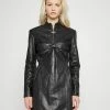 Han Kjøbenhavn HALF ZIP TUCK DRESS - Day Dress - Black