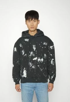Han Kjøbenhavn LOGO BULKY HOODIE PAINT - Hoodie - Faded Black