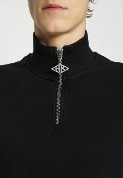 Han Kjøbenhavn HALF ZIP - Sweatshirt - Faded Black -Han Kjøbenhavn Shop 649667bf0e55467ebb61fcb7e2153981