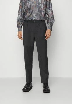 Han Kjøbenhavn TAPERED TROUSERS - Trousers - Dark Grey -Han Kjøbenhavn Shop 66dbb262304f4a2db831fd8a6804035d