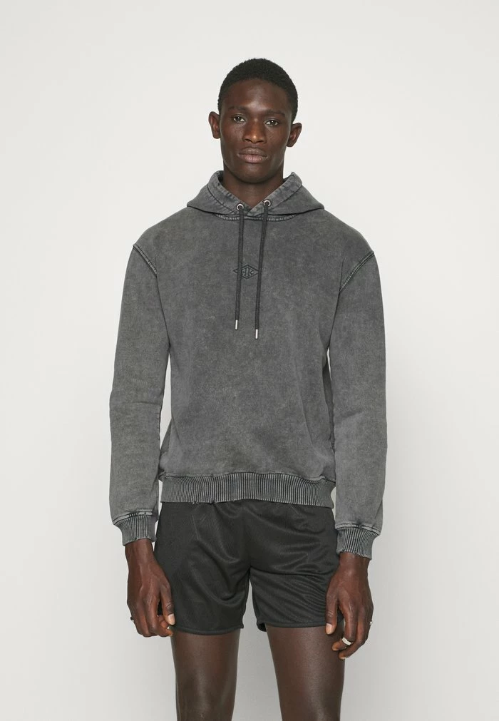 HOODIE DIAMOND - Sweatshirt - distressed dark grey Han Kjøbenhavn HOODIE DIAMOND - Sweatshirt - Distressed Dark Grey -Han Kjøbenhavn Shop 6ab2a29f3f1d44cdb68aad0ef4b368d2