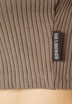 Han Kjøbenhavn CROPPED RACER - Top - Brown -Han Kjøbenhavn Shop 6b109af8a4994c7c90577c1cf81ac365