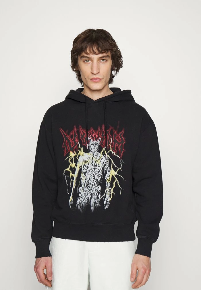 ARTWORK HOODIE - Sweatshirt - faded black Han Kjøbenhavn ARTWORK HOODIE - Sweatshirt - Faded Black -Han Kjøbenhavn Shop 6dd5559942324afd9a04b7873ab7f970