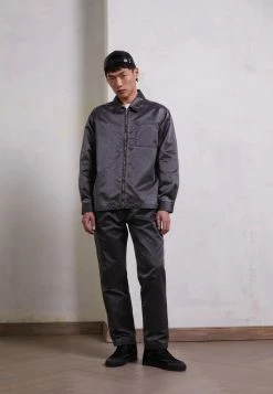 Han Kjøbenhavn BOXY SHIRT ZIP - Shirt - Faded Black