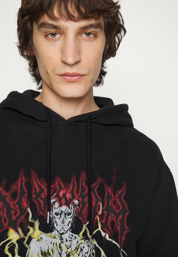 ARTWORK HOODIE - Sweatshirt - faded black Han Kjøbenhavn ARTWORK HOODIE - Sweatshirt - Faded Black -Han Kjøbenhavn Shop 724a69a2c2294f0e9019cc946bb814bc