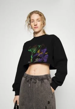 Han Kjøbenhavn CROPPED CREWNECK - Sweatshirt - Faded Black -Han Kjøbenhavn Shop 77c5e3b1cac041bda0faf796d46f25f5