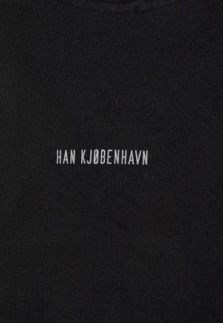 Han Kjøbenhavn DISTRESSED CREW LOGO - Sweatshirt - Black -Han Kjøbenhavn Shop 785c58c3b4754843aaed8adb1125b333