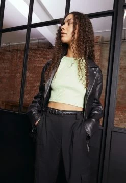 Han Kjøbenhavn CROPPED RACER - Top - Pale Green