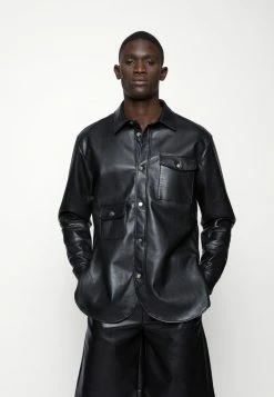 Han Kjøbenhavn ARMY SHIRT - Shirt - Black -Han Kjøbenhavn Shop 7a020f7c3c7f4bea922f57b3ed126231