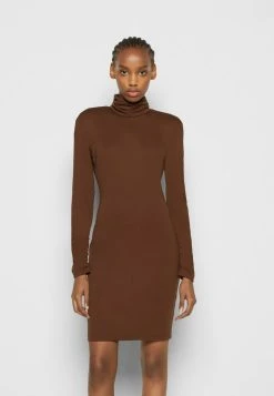 Han Kjøbenhavn SHARP TURTLENECK DRESS - Day Dress - Brown -Han Kjøbenhavn Shop 7be25122402f4cc09803175f27b39a4b